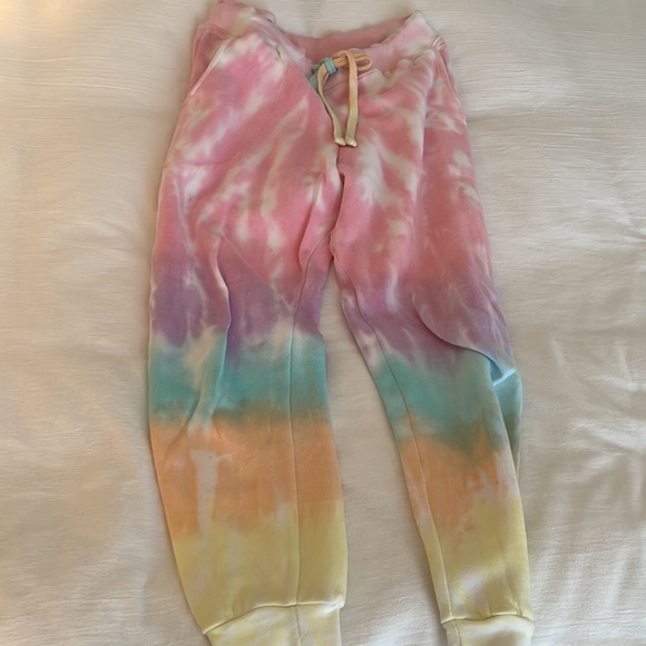Dreamsicle Tie Dye Joggers with drawstring size S - Picture 8 of 9